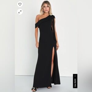 One should black formal dress